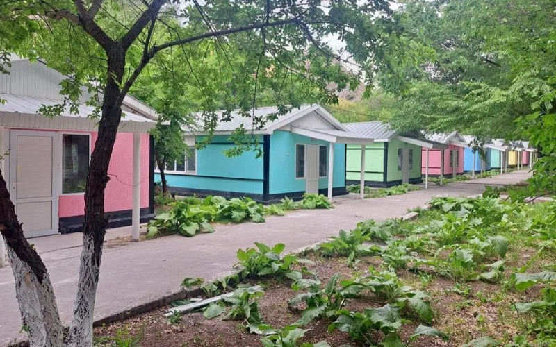 В Туркестанской области впервые реализован проект модульного лагеря