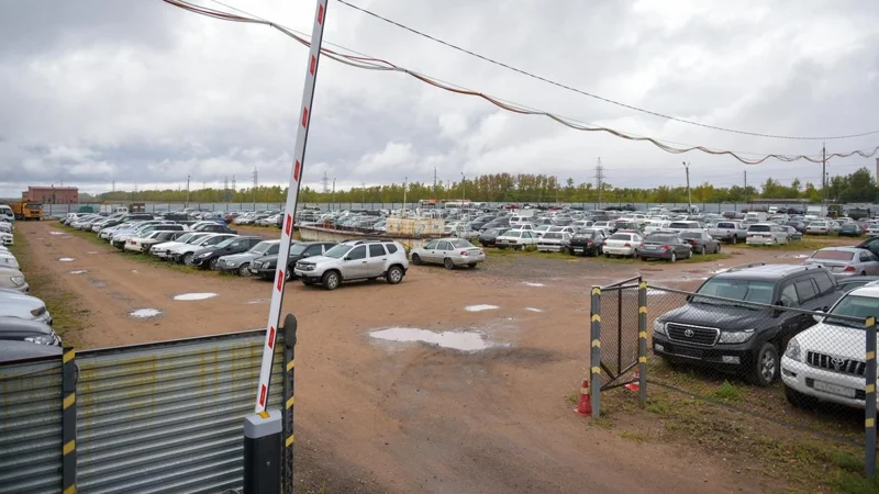 На штрафстоянке в Алматинской области разграбили конфискованный грузовик