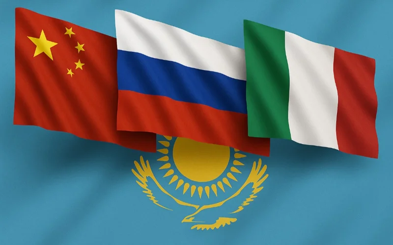 Китай, Россия и Италия — лидеры во внешней торговле с Казахстаном
