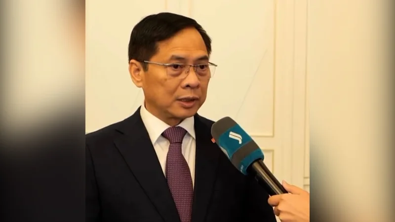Vietnamese FM Bui Thanh Son highlights Kazakhstan’s role as center of Central Asia and bridge to Europe
