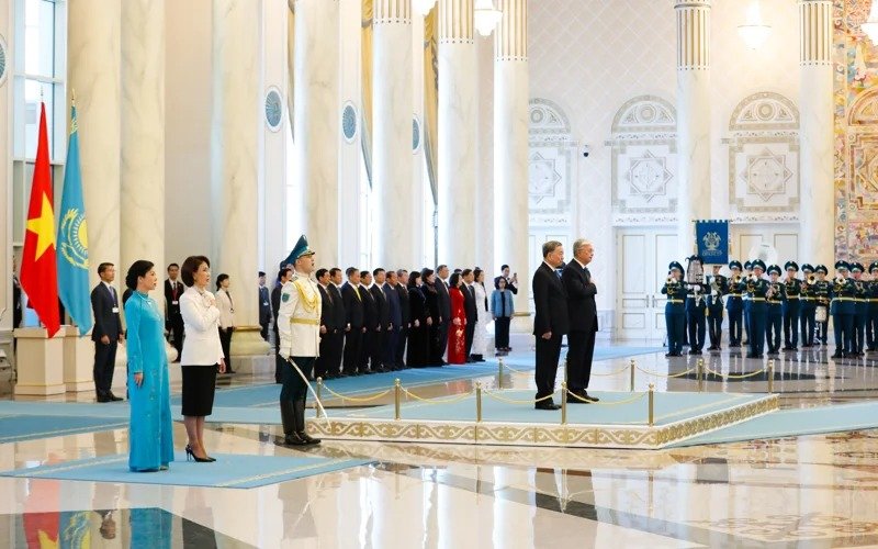 General Secretary of Central Committee of Vietnam’s Communist Party Tô Lâm arrives at Akorda Vietnam