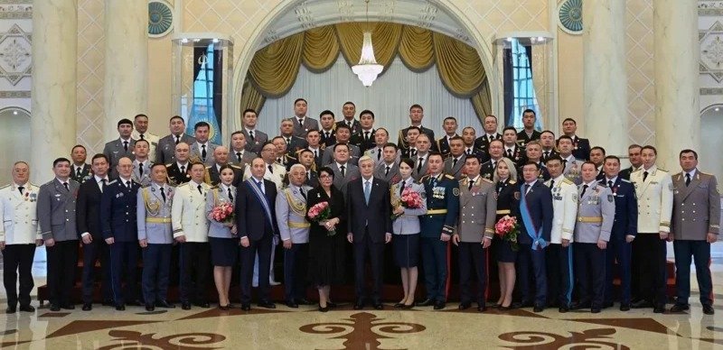 President Tokayev congratulates officers, soldiers on Fatherland Defender's Day President Tokayev congratulates officers, soldiers on Fatherland Defender's Day