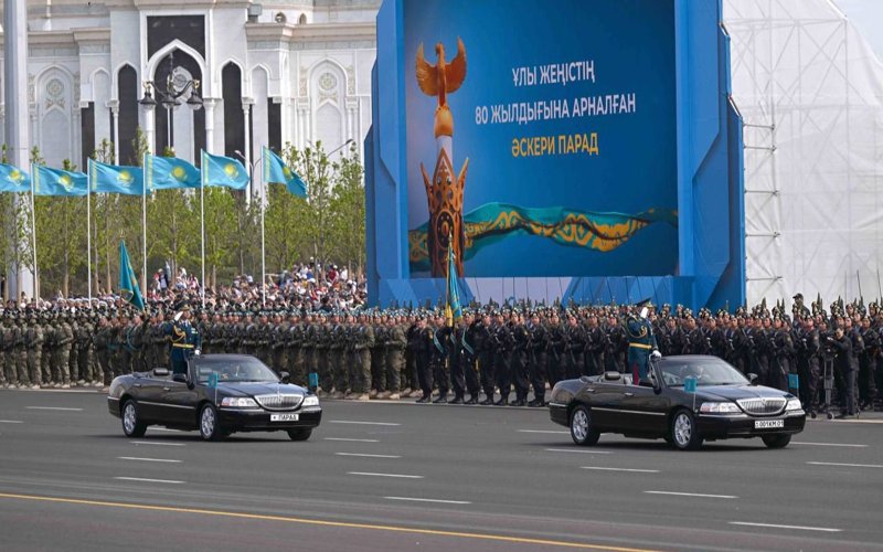 парад в Астане 