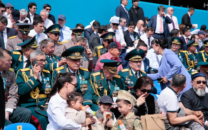 Жеңістің 80 жылдығына арналған әскери парад қалай өтті Жеңістің 80 жылдығына арналған әскери парад қалай өтті