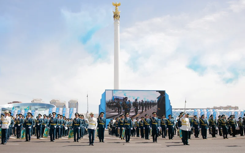 В Астане стартовал масштабный парад Победы