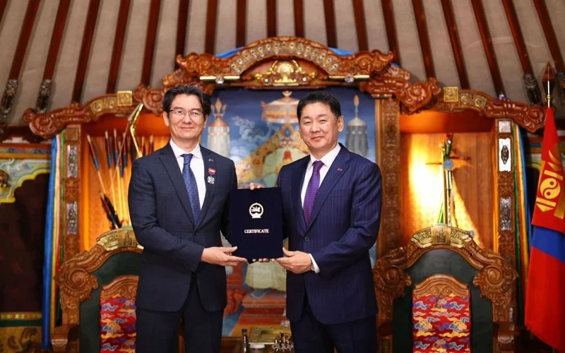 Ambassador of Kazakhstan to Mongolia Awarded the “Friendship Medal”