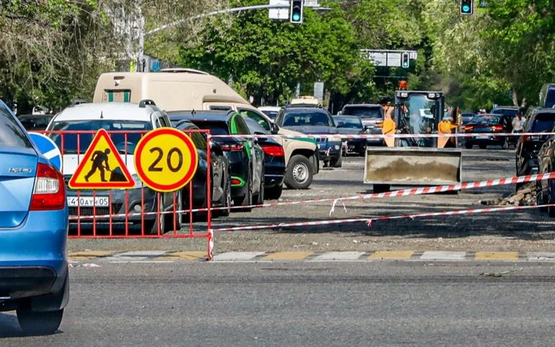 ремонт дорог, жол жөндеу