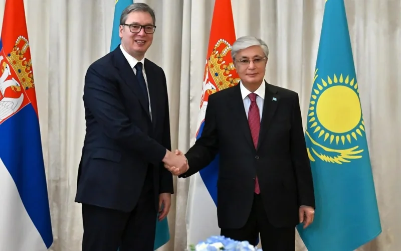 Presidents of Kazakhstan and Serbia hold talks in Moscow