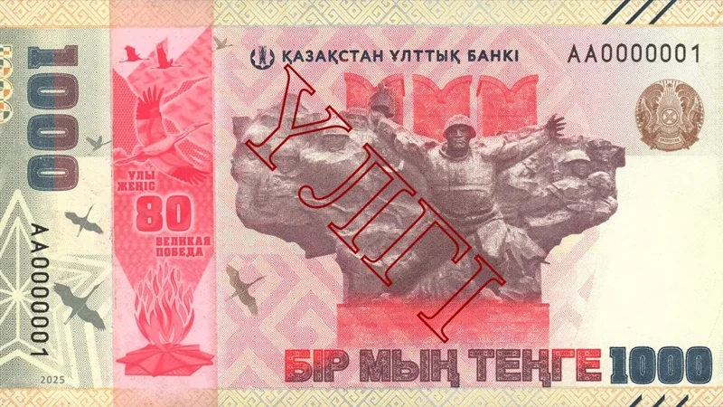 National Bank of Kazakhstan issues banknote for 80th anniversary of Great Victory