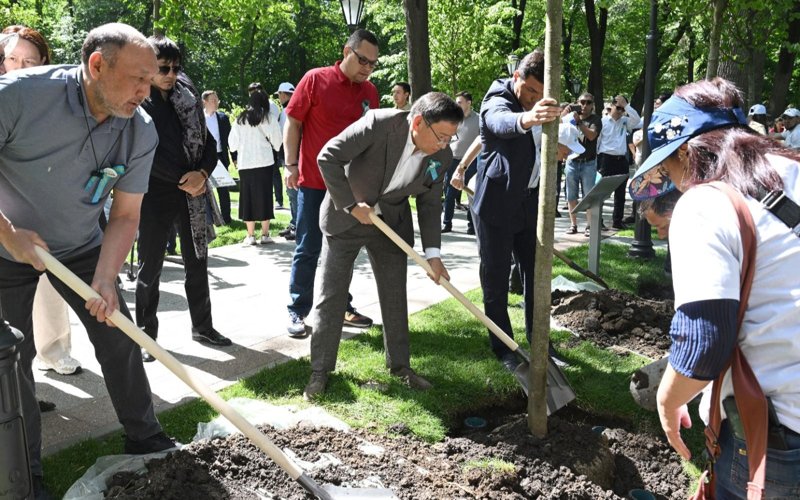 Алматыда соғыс ардагерлеріне арналған 8 аллея ашылды Алматыда соғыс ардагерлеріне арналған 8 аллея ашылды