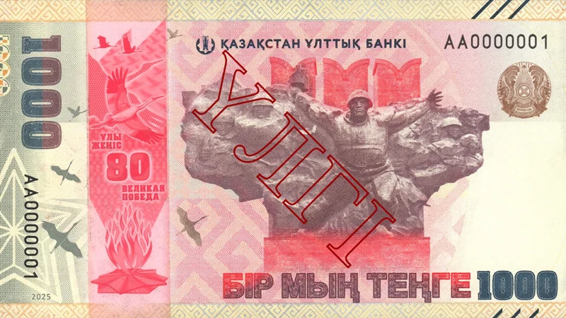Банкноту к 80-летию Победы выпустил Нацбанк Казахстана