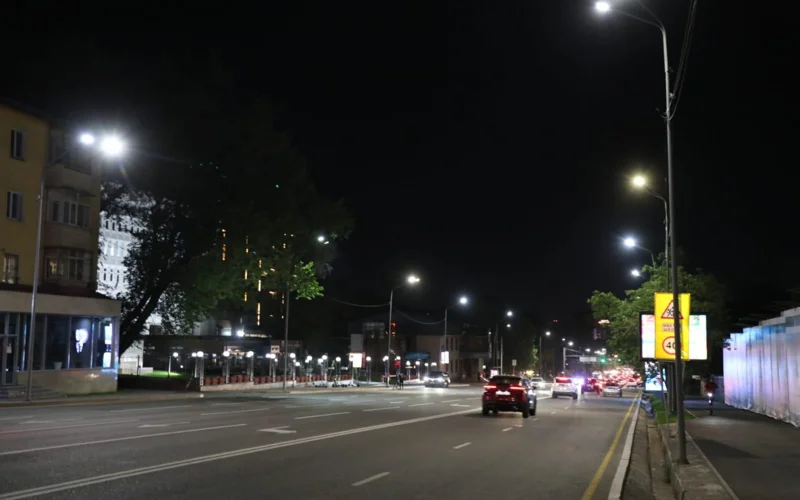 Уровень освещенности вырастет вдвое на ключевых магистральных улицах Алматы