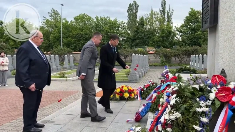 В Праге почтили память казахских героев Великой Отечественной войны
