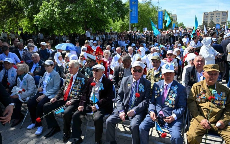 В области Абай широко отмечают 80-летие Великой Победы В области Абай широко отмечают 80-летие Великой Победы