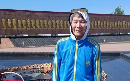 Батысқазақстандық 79 жастағы параспортшы 80 шақырымды жаяу жүріп өтті