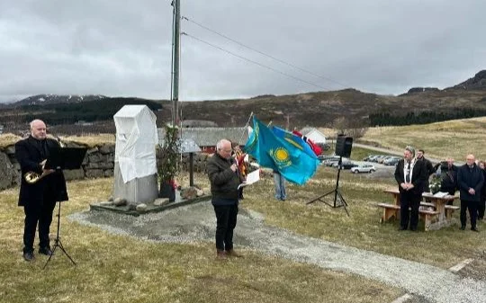 В Норвегии открыли мемориал в честь казахстанского солдата