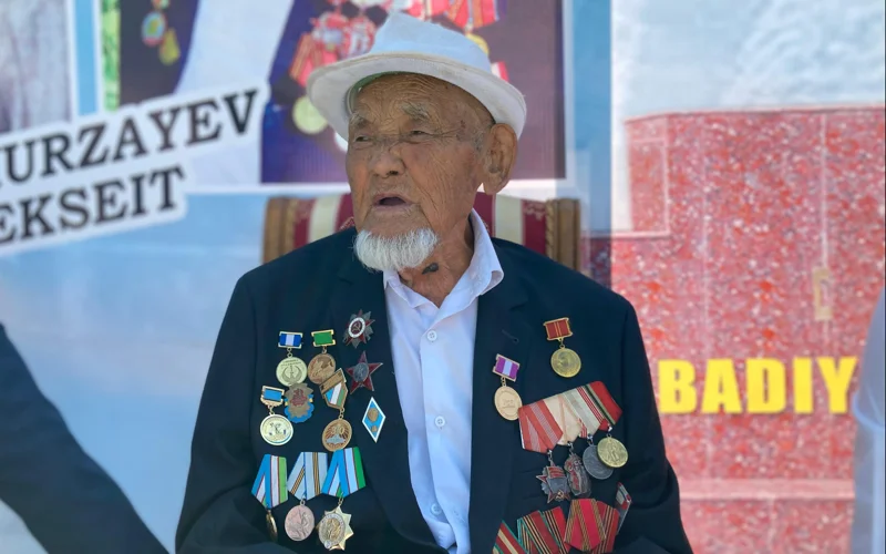 Өзбекстанда 100 жастағы ардагер қазақ тұрады