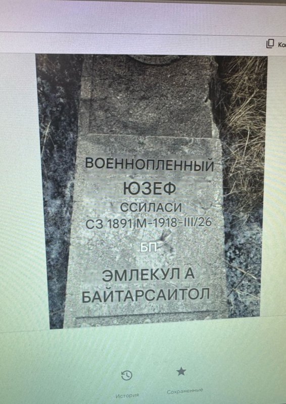 В Экибастузе обнаружены захоронения венгерских военнопленных 1918 года В Экибастузе обнаружены захоронения венгерских военнопленных 1918 года