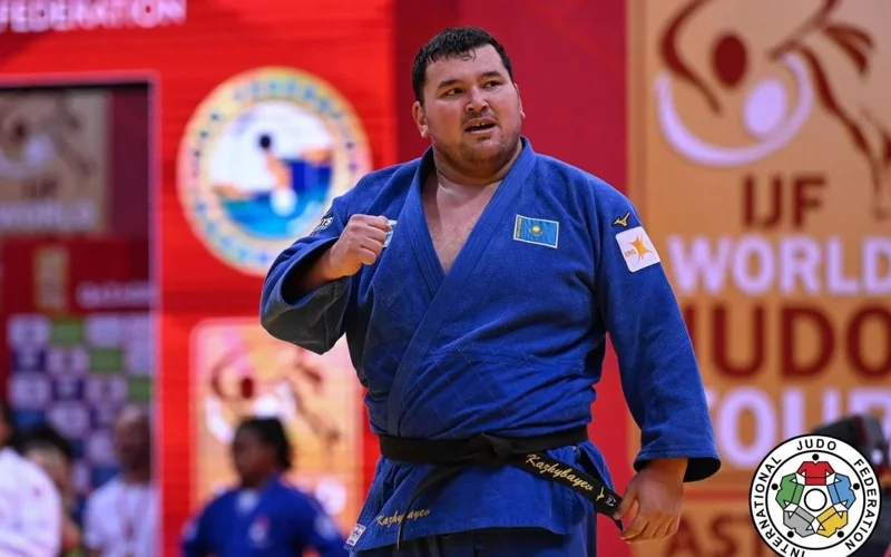 Yerasyl Kazhybayev hauls silver at Judo Grand Slam in Astana