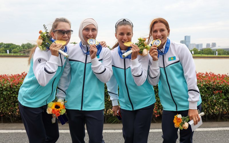 Қазақстан құрамасы ескек есу спортынан Азия чемпионатында 12 медаль алды Қазақстан құрамасы ескек есу спортынан Азия чемпионатында 12 медаль алды