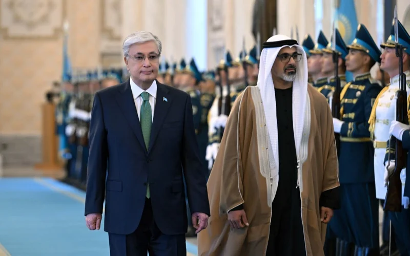 Қасым-Жомарт Тоқаев Ақордада Абу-Дабидің Тақ мұрагерін қарсы алды