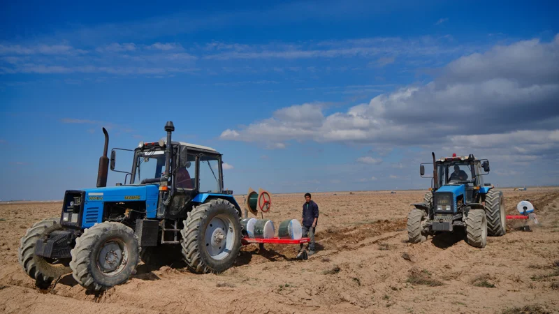 егін, трактор