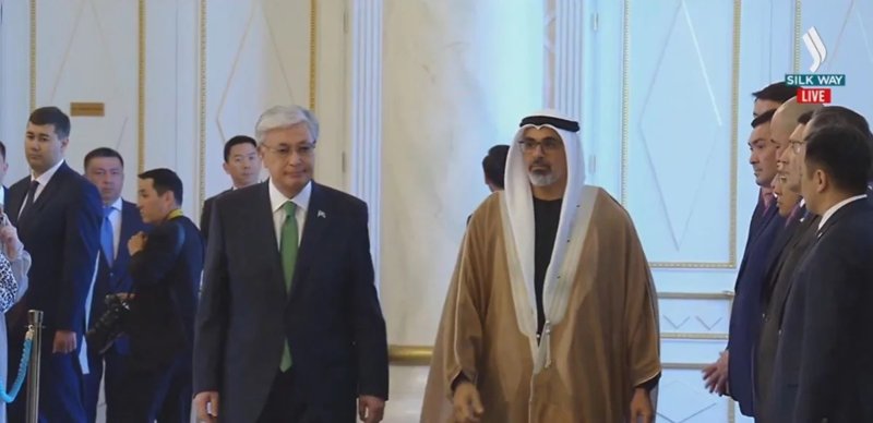 UAE President Tokayev hosted welcome ceremony for Crown Prince of Abu Dhabi welcomed at Akorda