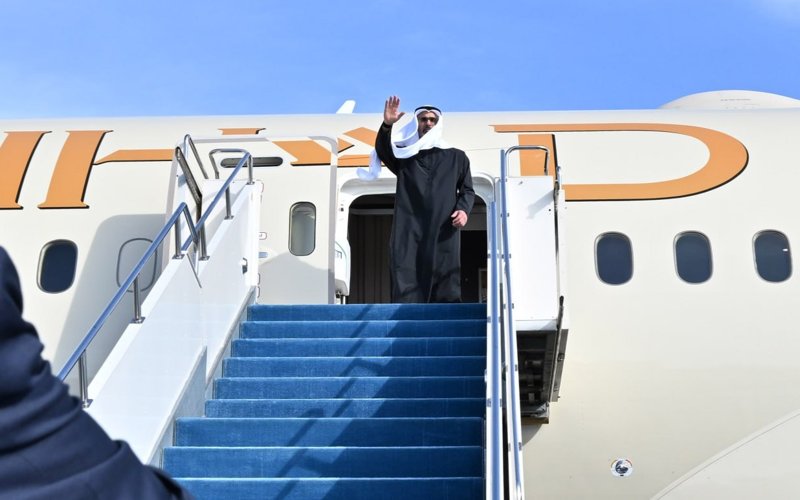  Президент Абу Дабидің Тақ мұрагерін әуежайдан шығарып салды