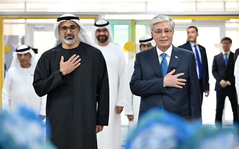  Қазақстан Президенті мен Абу Дабидің Тақ мұрагері№84 мектеп-лицейге барды