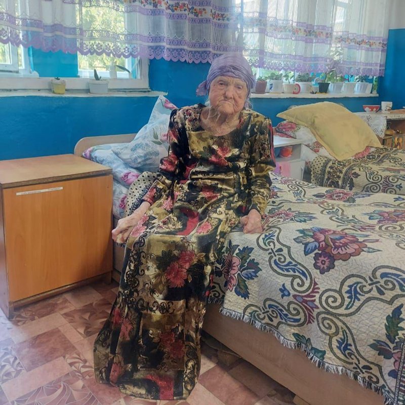 92-летняя труженица тыла из Шымкента п
