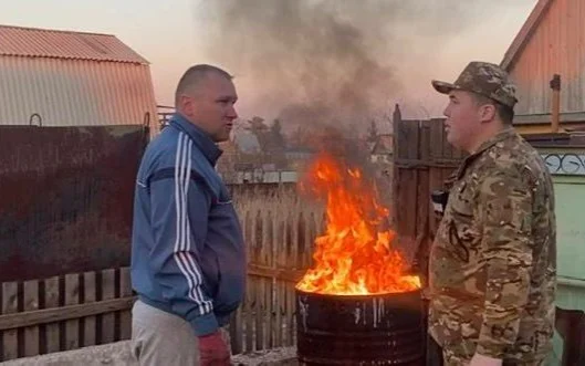 Акмолинских дачников  штрафуют за сжигание мусора