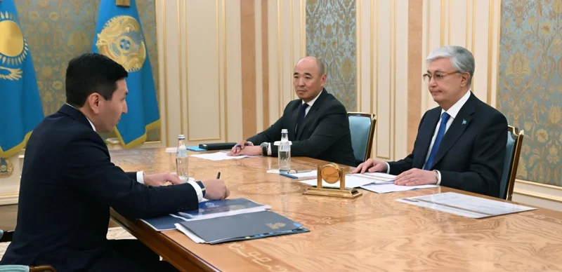 Касым-Жомарт Токаев принял председателя правления АО «Самрук-Қазына»