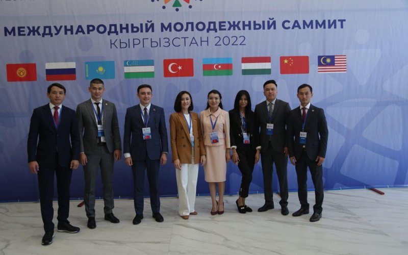 Kazakhstan’s delegation at the First International Youth Summit in Cholpon-Ata, Kyrgyzstan Kazakhstan’s delegation at the First International Youth Summit in Cholpon-Ata, Kyrgyzstan