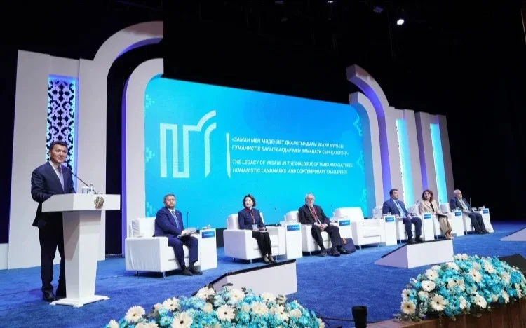 State Counselor Karin addresses international symposium dedicated to legacy of Khoja Ahmed Yasawi