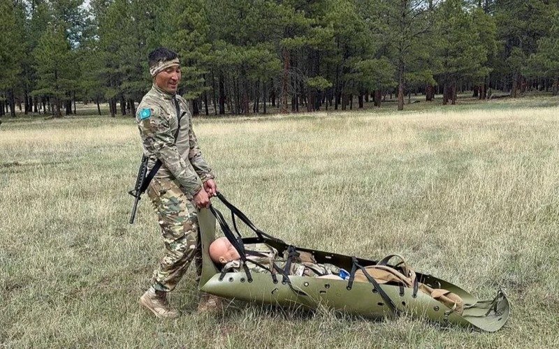 Kazakhstan soldier breaks record at U.S. military competition Kazakhstan soldier breaks record at U.S. military competition