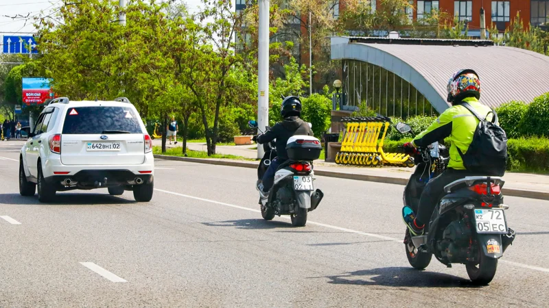 doroga, moped, jol