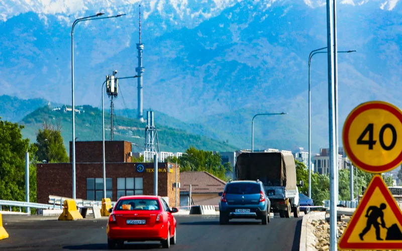 дорога, ремонт дорог, трасса, автомобили, жол, жол жөндеу, көлік