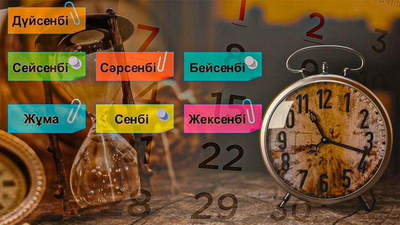 Апта, ай, күн и түн – как появились слова для обозначения времени Апта, ай, күн и түн – как появились слова для обозначения времени