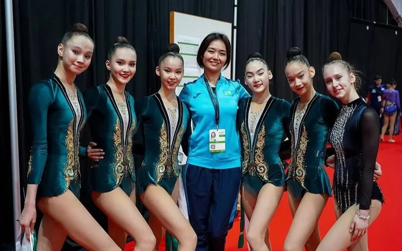 Kazakhstani women’s gymnasts claim team all-round gold at Asian Championships in Singapore