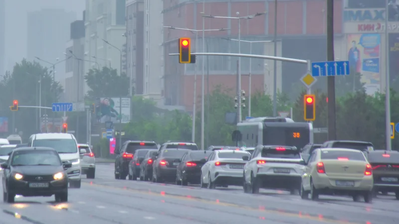 дождь, ливень, лужа, погода, ауа райы, жанбыр, автомобиль, көлік