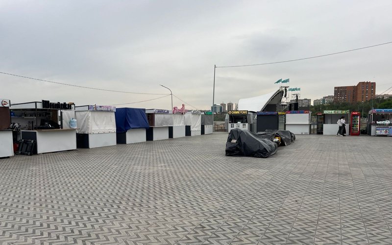 Набережная в Павлодаре п