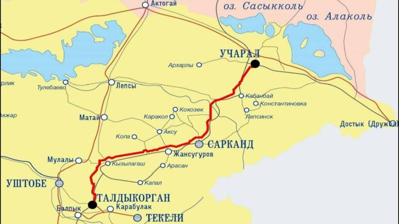 Талдықорған-Үшарал газ құбыры желілік бөлігінің құрылысы аяқталды Талдықорған-Үшарал газ құбыры желілік бөлігінің құрылысы аяқталды