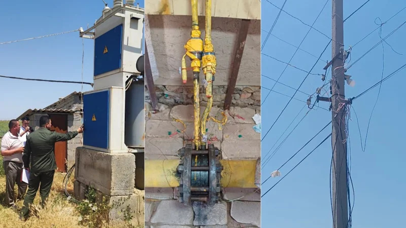 Бір аптада өзбекстандықтар 2,9 млн доллардың газы мен электр қуатын заңсыз пайдаланған