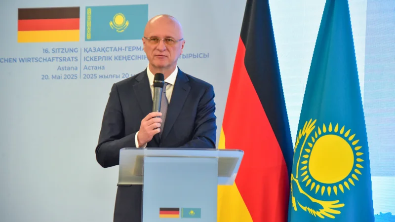 Қозоғистон ва Германия 54,4 миллиард долларлик сармоявий лойиҳаларни амалга оширмоқда