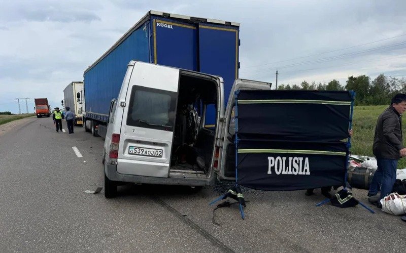 Six killed in car collision in Kostanay region Six killed in car collision in Kostanay region