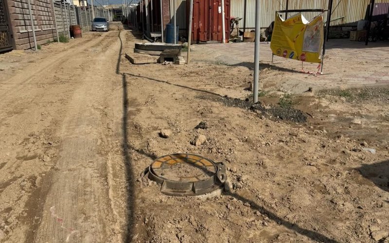 Просело дорожное полотно: в Алматы выявили нарушения при прокладке водопровода Просело дорожное полотно: в Алматы выявили нарушения при прокладке водопровода