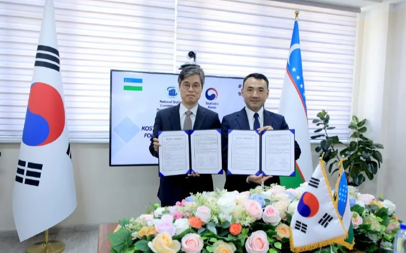 Корея ҳукумати Ўзбекистонга статистика лойиҳаси учун  3,8 млн долларлик грант ажратди