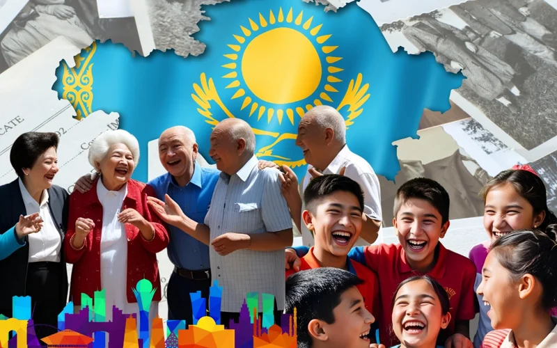 Kazakhstan, Central Asia, life expectancy, population, people