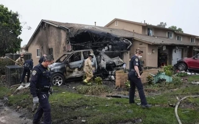 Сан-Диегодаги самолёт ҳалокати: қурбонлар бор