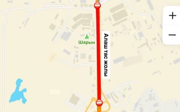 Елордадағы Алаш тасжолының учаскесі жөндеу жұмысына байланысты жабылады